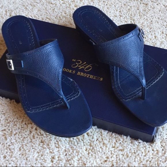 Brooks Brothers Shoes - Brooks Brothers Blue Sandals